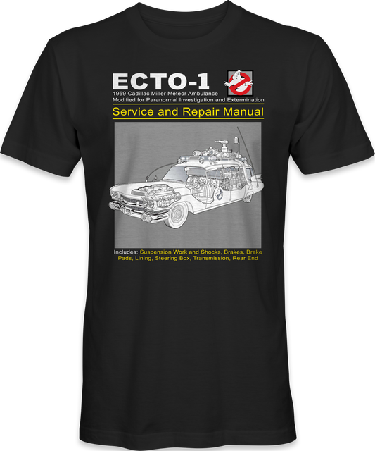 Ecto 1 Haynes Manual shirt
