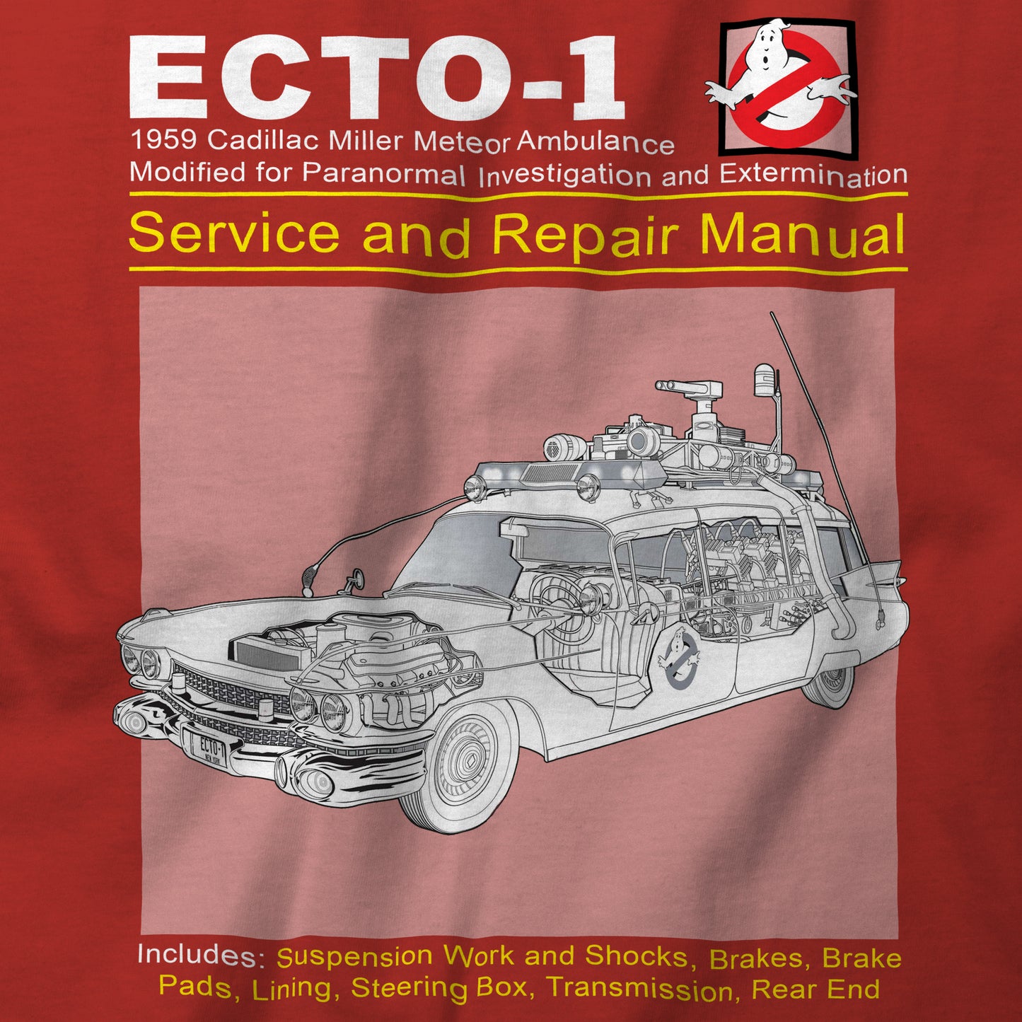 Ecto 1 Haynes Manual shirt