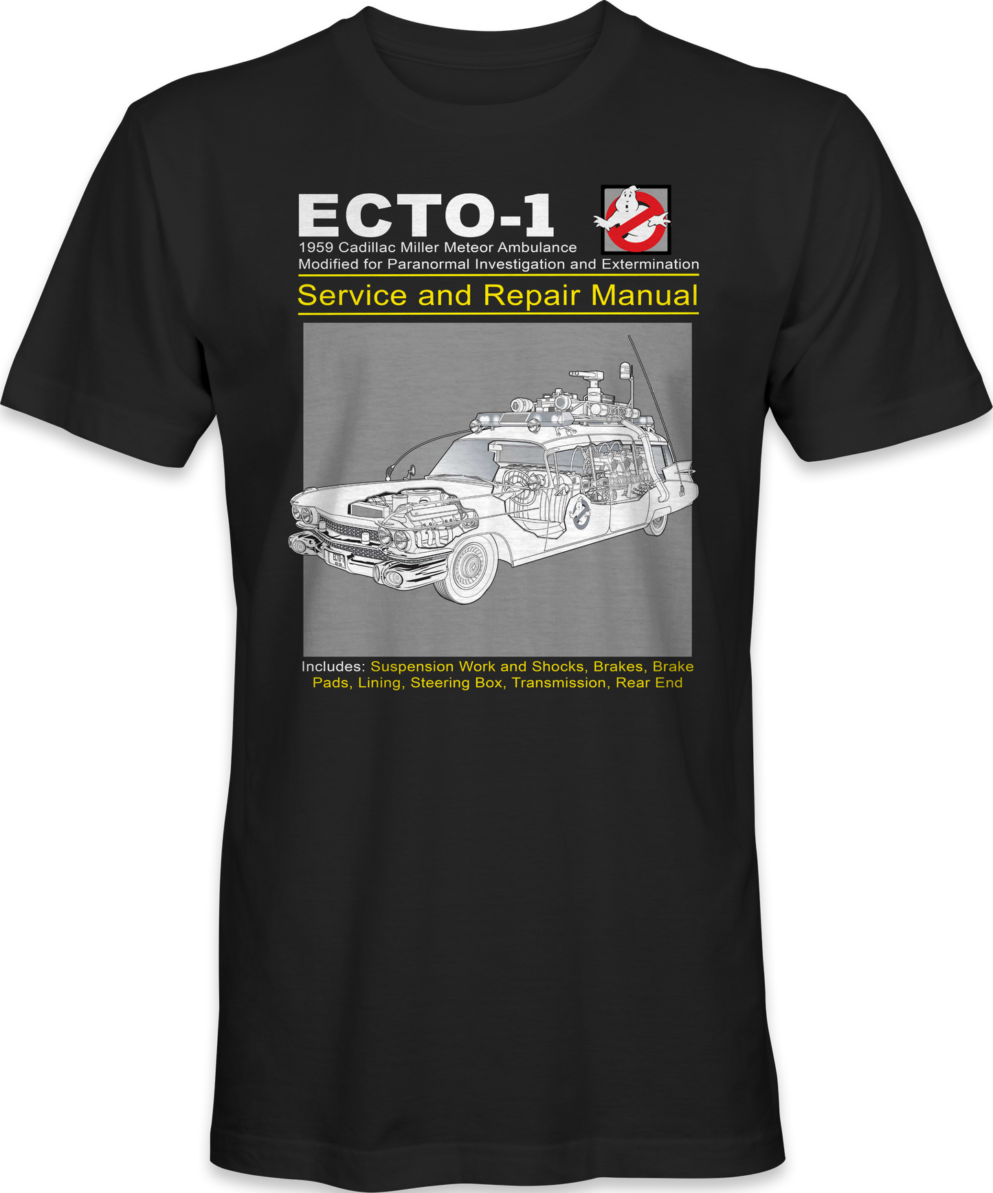 Ecto 1 Haynes Manual shirt