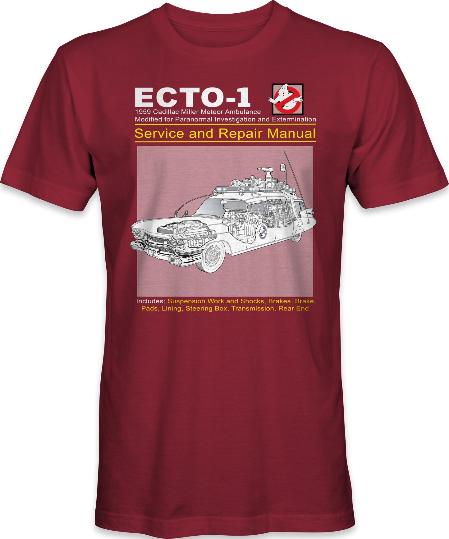 Ecto 1 Haynes Manual shirt